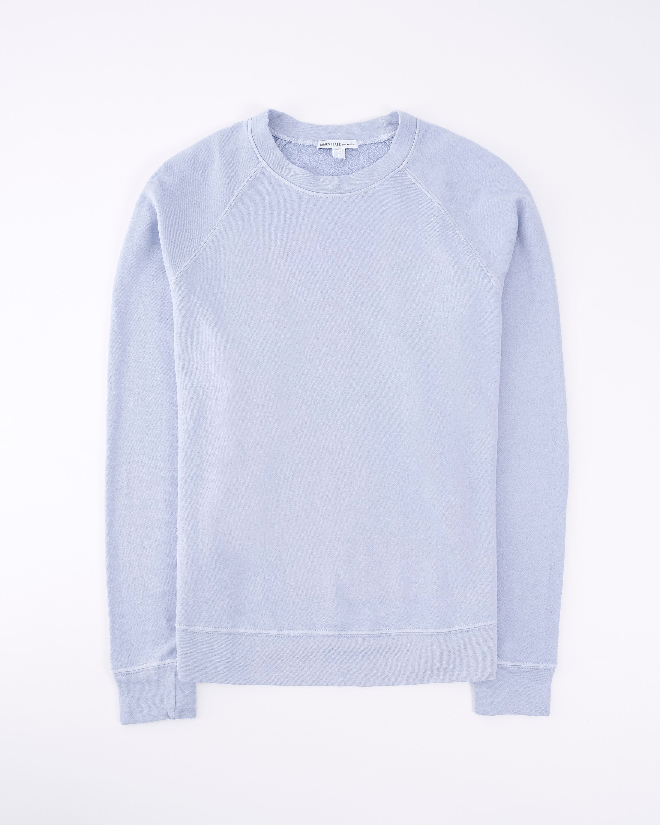 French Terry Raglan Sweatshirt / Open Sky Pigment