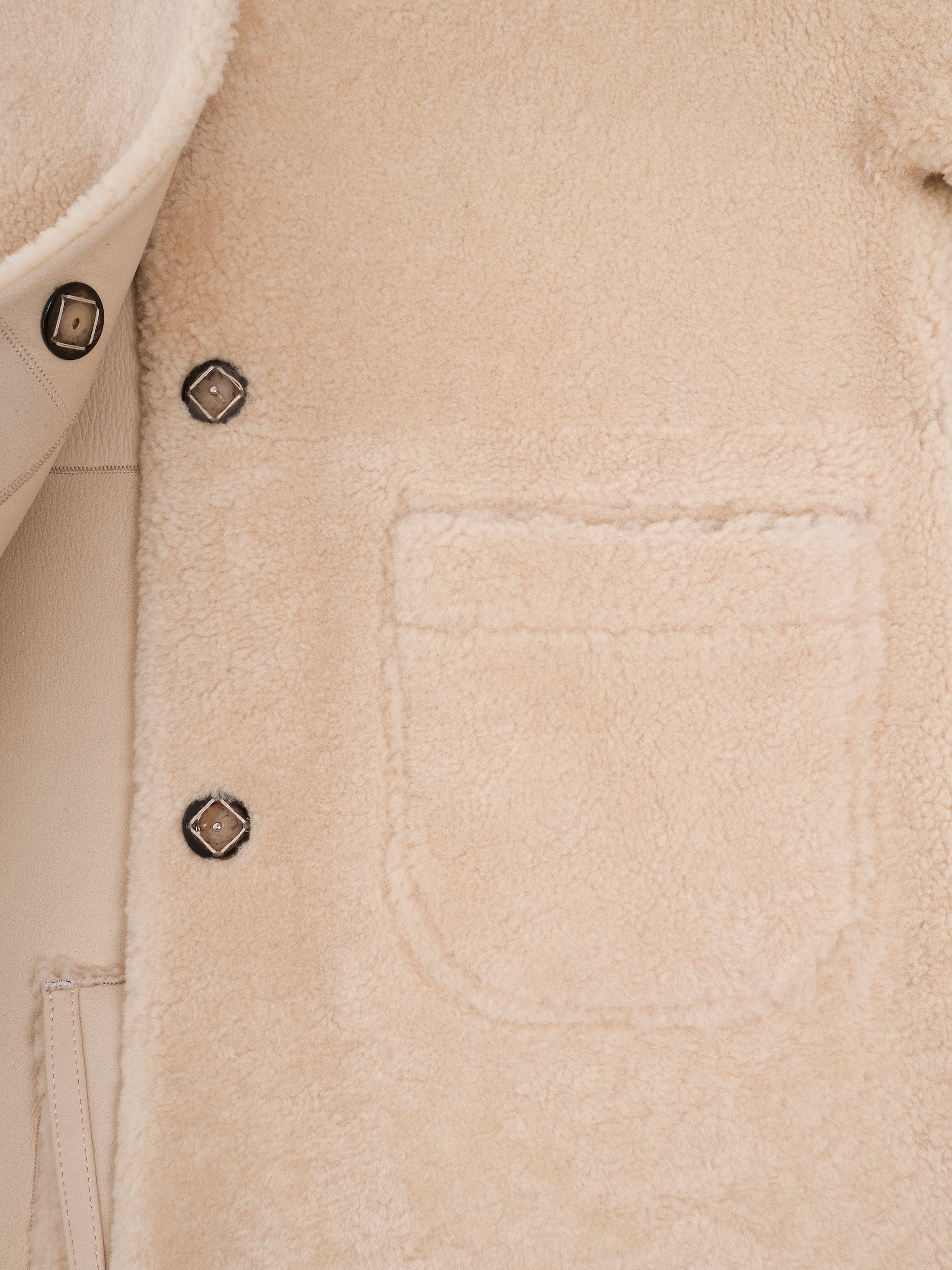 Rosetta Shearling Jacket / Butter