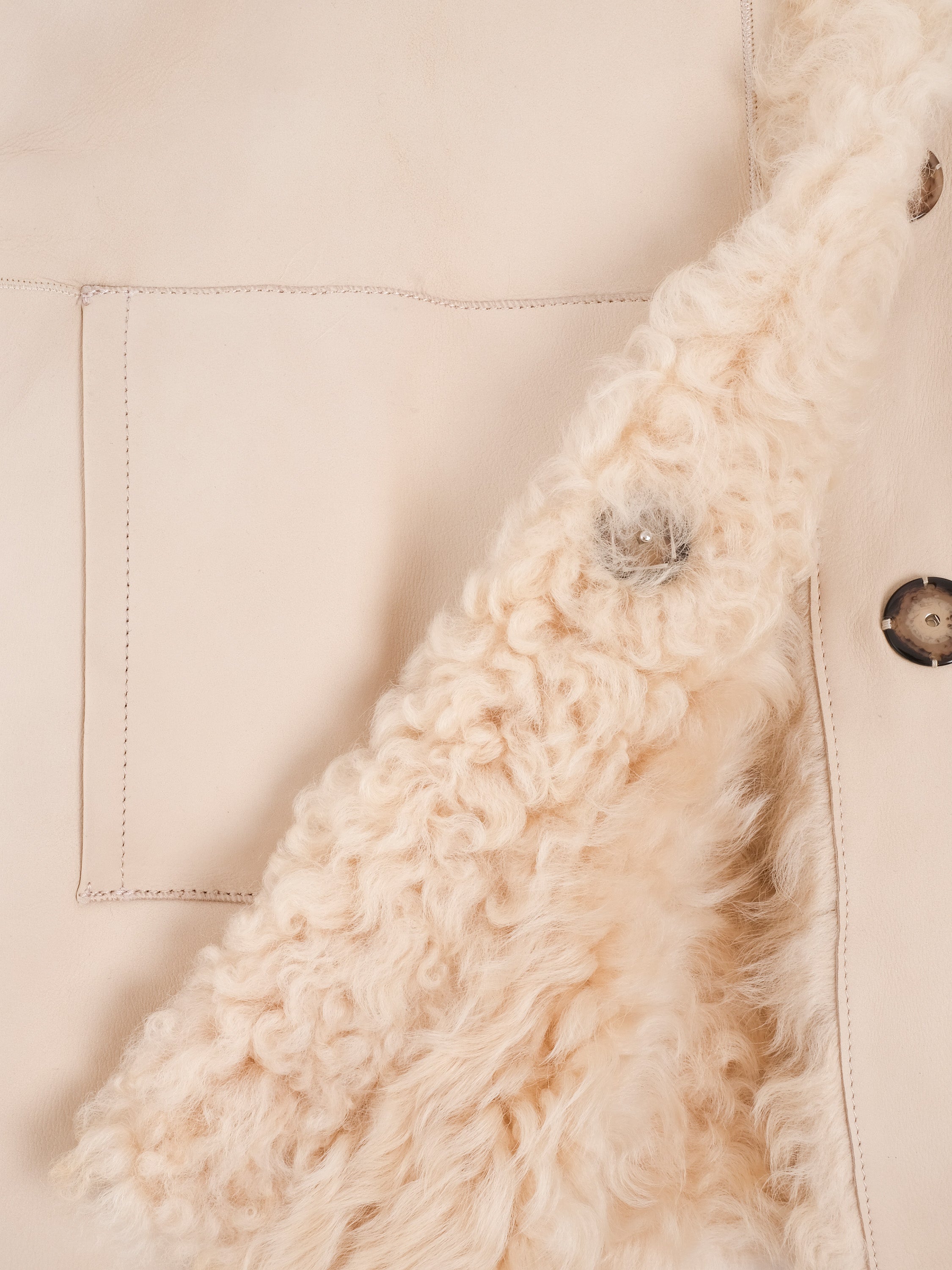 Lana Shearling Jacket / Butter