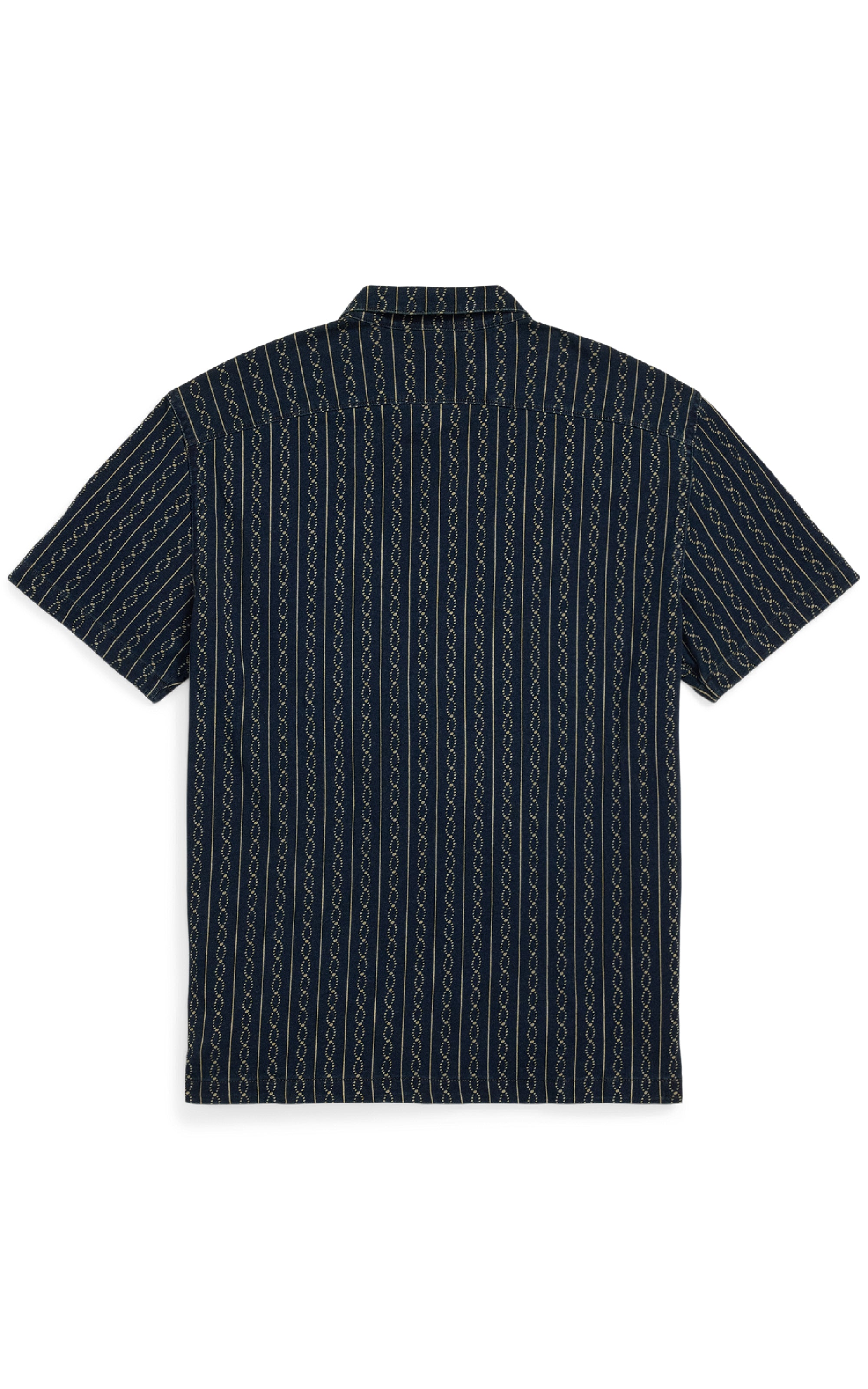 Jervis Camp Collar S/S Shirt / Indigo