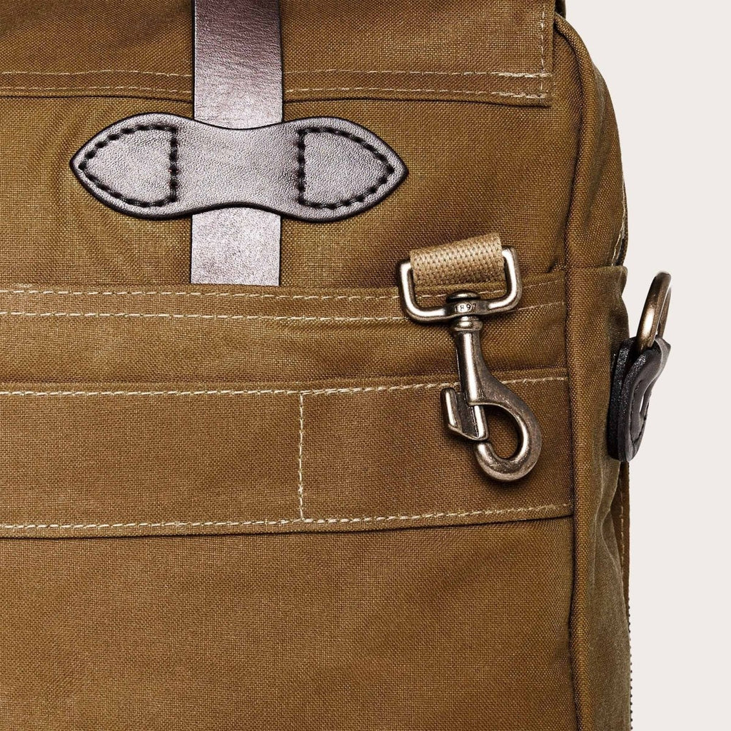 24 Hour Tin Briefcase / Dark Tan - STER/EO MUCBagsFilson