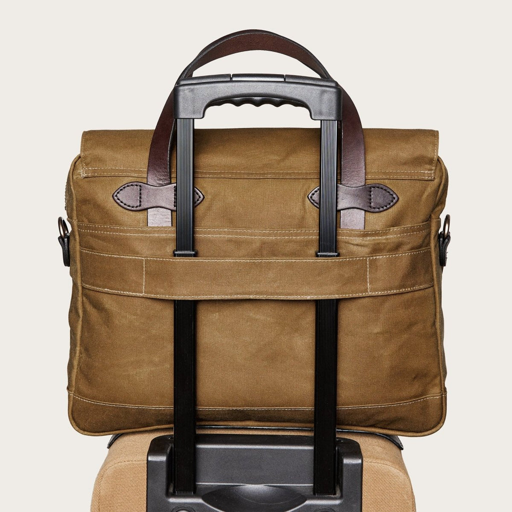24 Hour Tin Briefcase / Dark Tan - STER/EO MUCBagsFilson