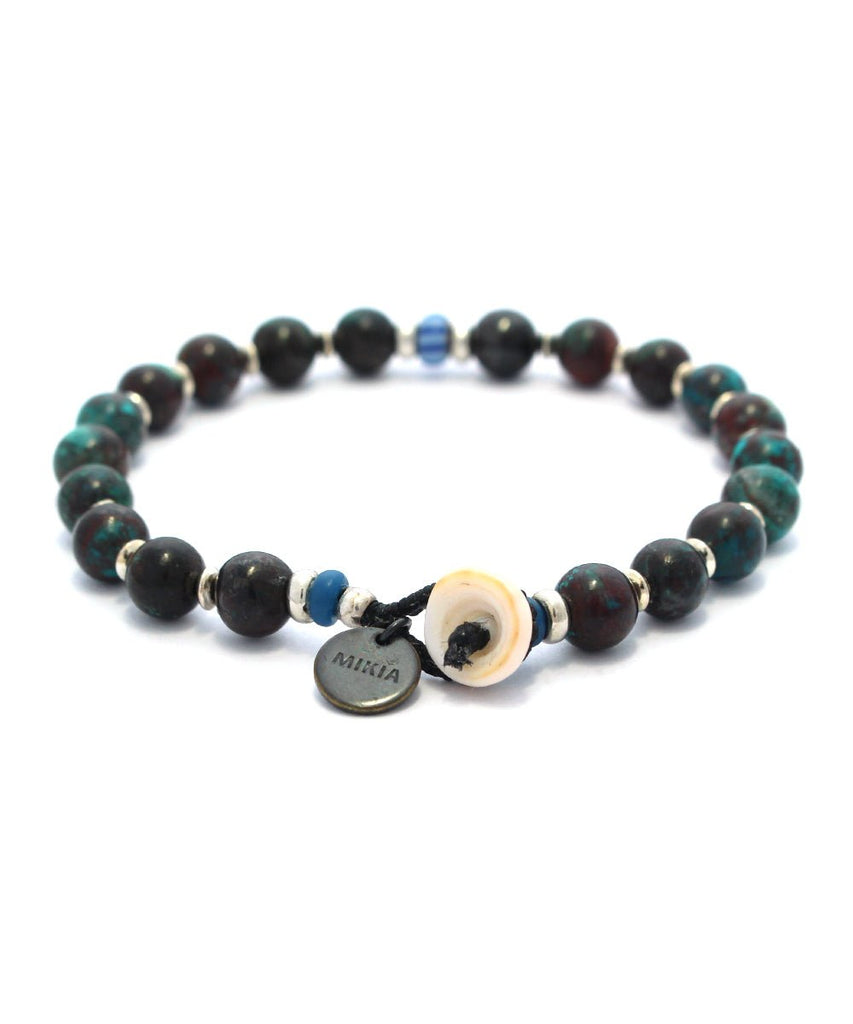 6mm Stone Bracelet / Chrysocolla - STER/EO MUCBraceletMikiaMMulticolour