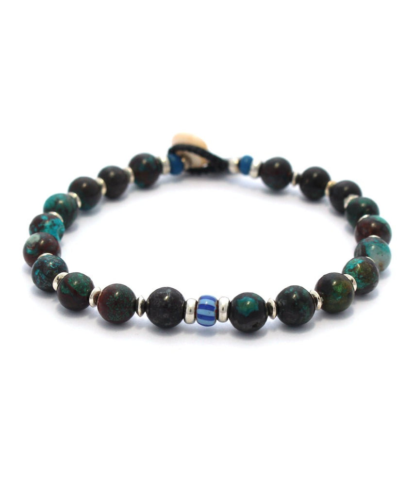 6mm Stone Bracelet / Chrysocolla - STER/EO MUCBraceletMikiaMMulticolour