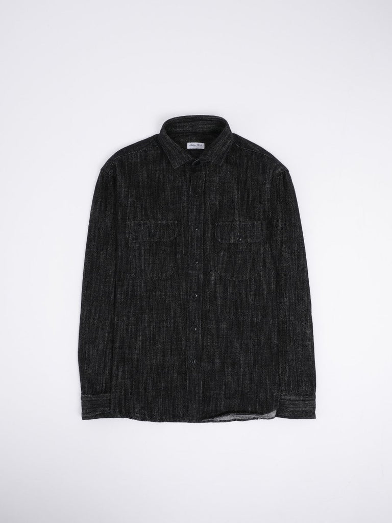 Alberto Field Shirt / Black Melange - STER/EO MUCOvershirtSalvatore PiccoloMBlack