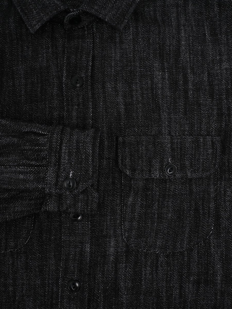 Alberto Field Shirt / Black Melange - STER/EO MUCOvershirtSalvatore PiccoloMBlack