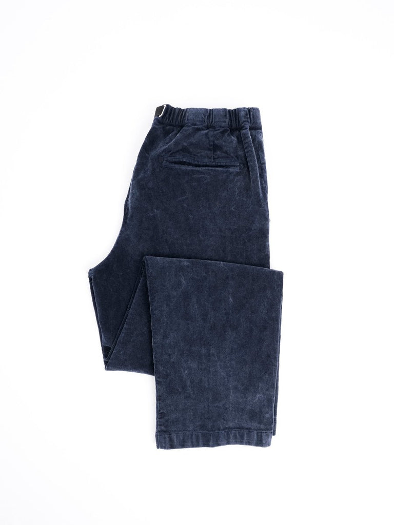 Alex Washed Corduroy / Navy - STER/EO MUCTrousersWhite Sand48Blue