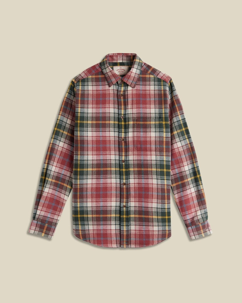 Alpi Check / Creme/Green/Red - STER/EO MUCPatterned ShirtsPortuguese FlannelMMulticolor