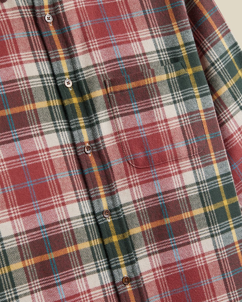 Alpi Check / Creme/Green/Red - STER/EO MUCPatterned ShirtsPortuguese FlannelMMulticolor