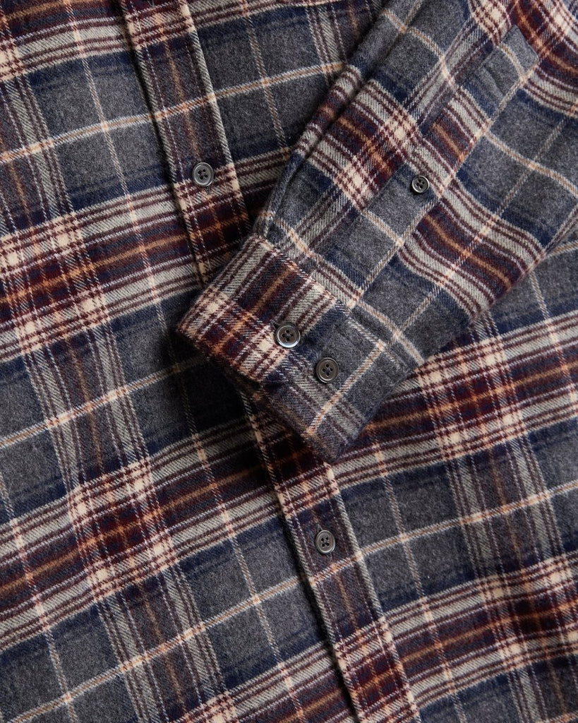 Augusta Check Shirt / Grey Check - STER/EO MUCPatterned ShirtsPortuguese FlannelMGrey