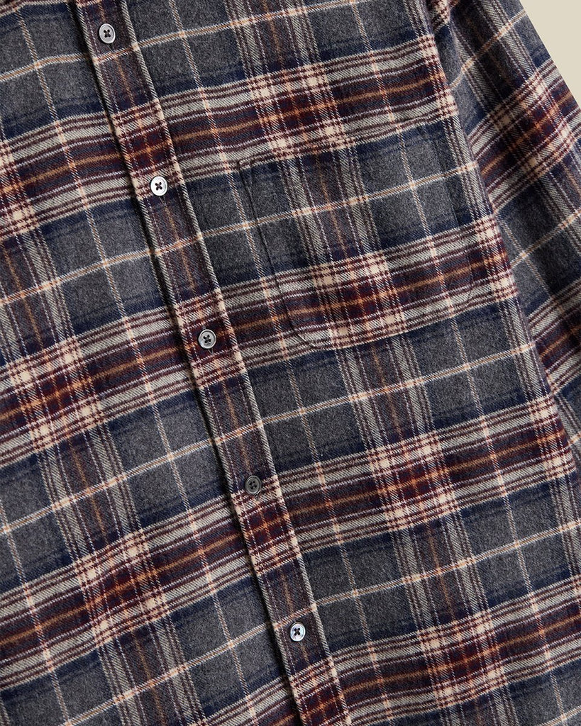 Augusta Check Shirt / Grey Check - STER/EO MUCPatterned ShirtsPortuguese FlannelMGrey