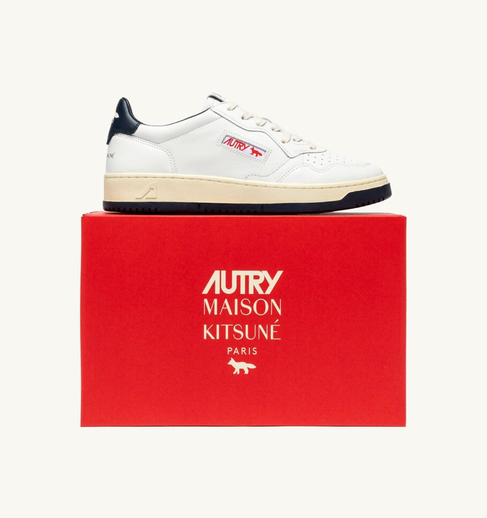 Autry x Kitsune Medalist Low / White/Blue - STER/EO MUCLow TopAutry42White