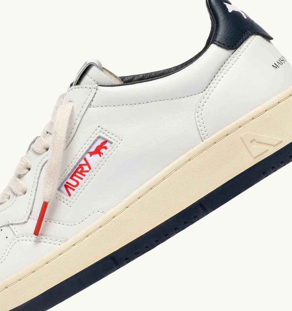 Autry x Kitsune Medalist Low / White/Blue - STER/EO MUCLow TopAutry42White