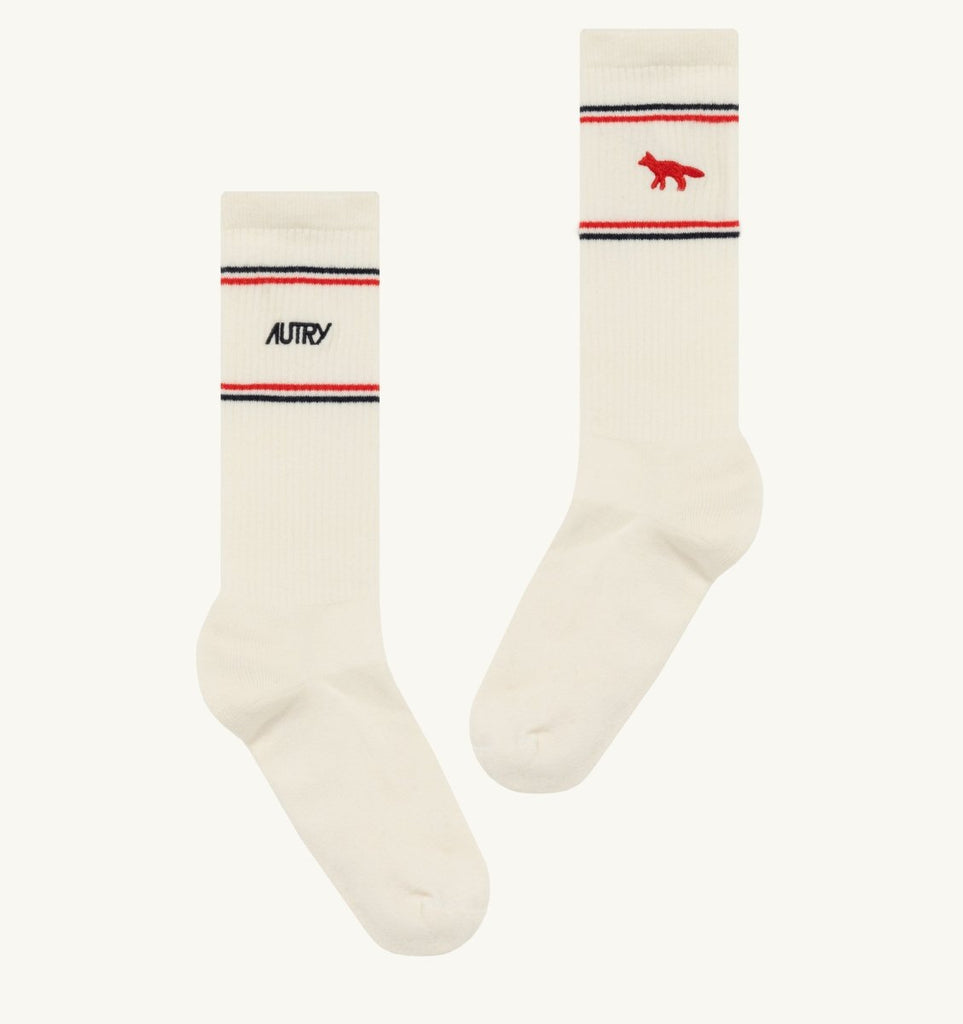 Autry x Kitsune Socks / White - STER/EO MUCSocksAutry