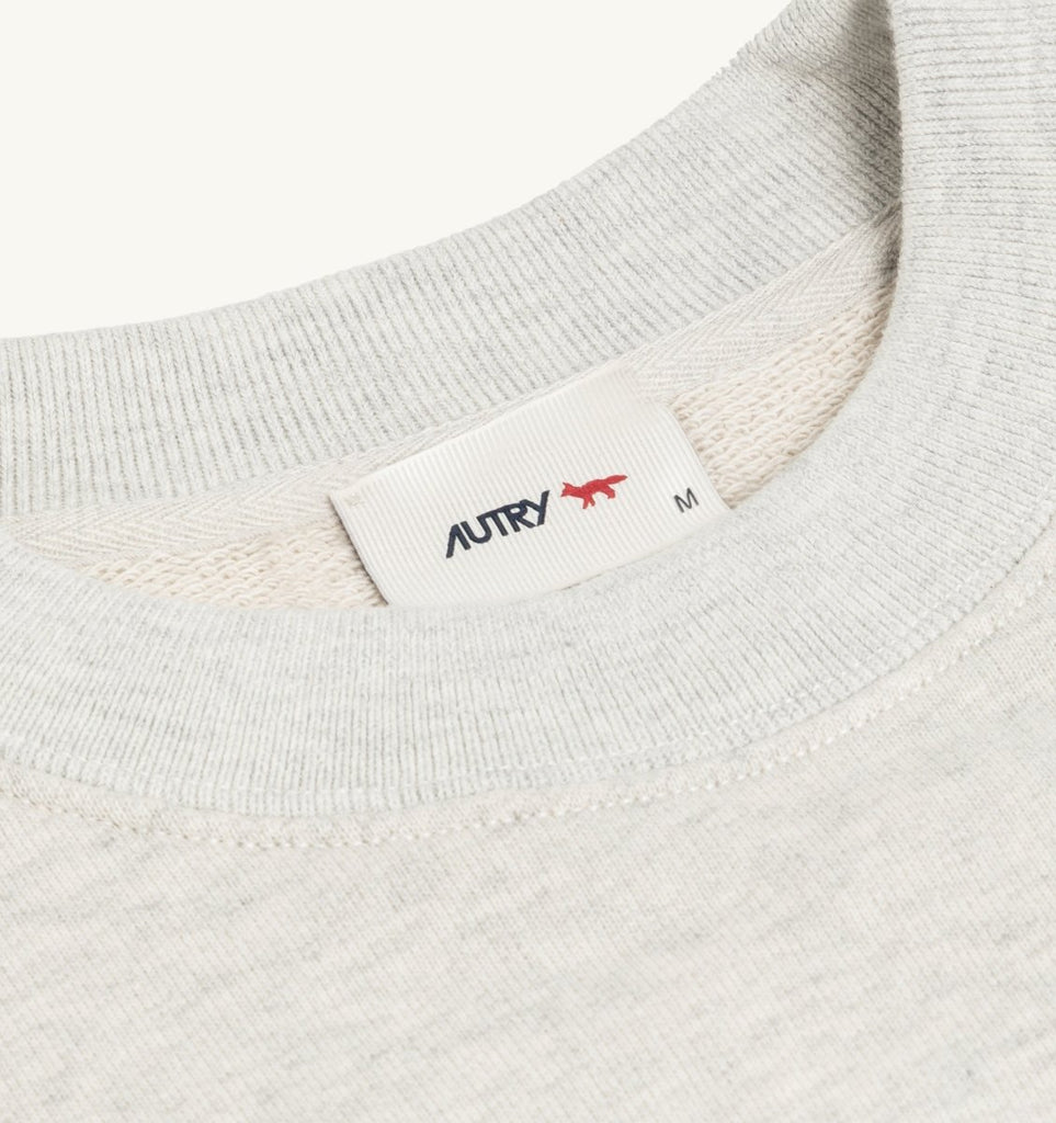 Autry x Kitsune Sweatshirt / Melange - STER/EO MUCSweaterAutryMWhite