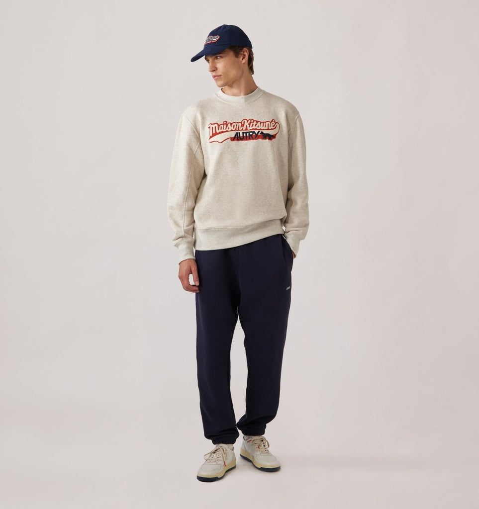 Autry x Kitsune Sweatshirt / Melange - STER/EO MUCSweaterAutryMWhite