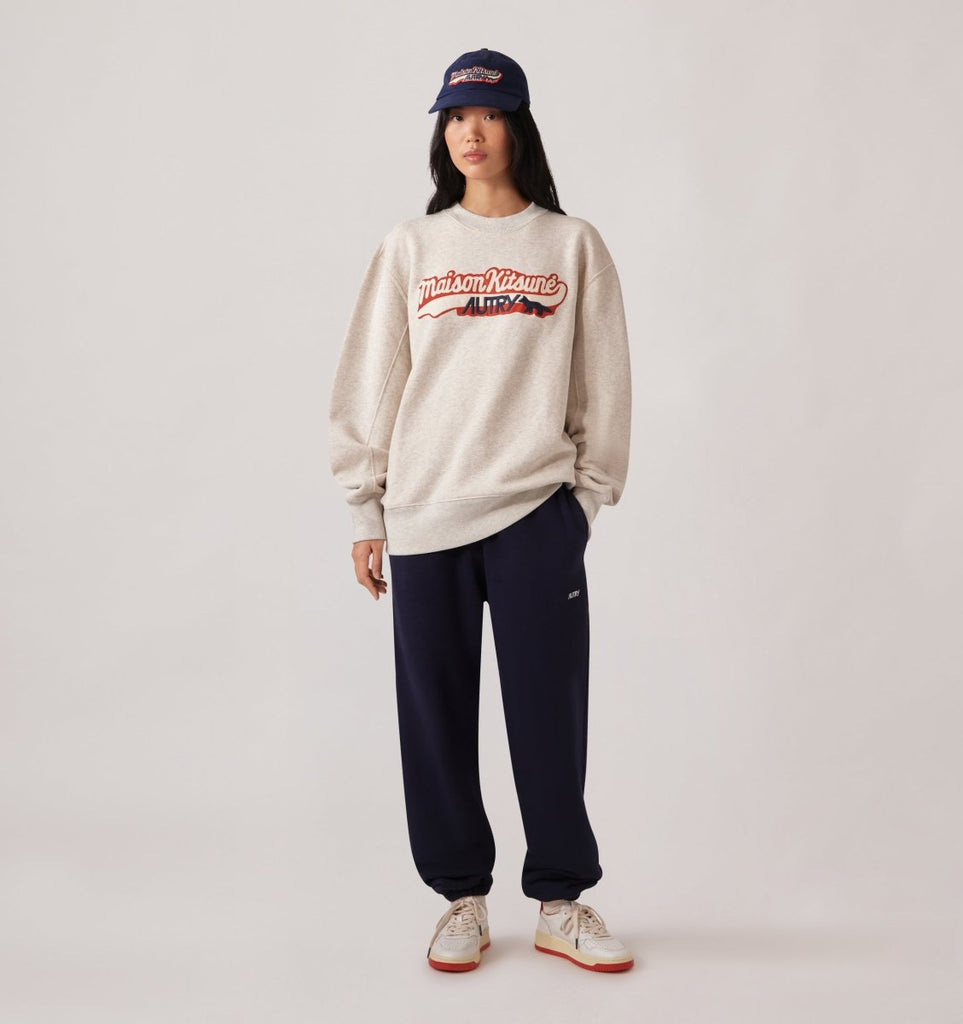 Autry x Kitsune Sweatshirt / Melange - STER/EO MUCSweaterAutryMWhite