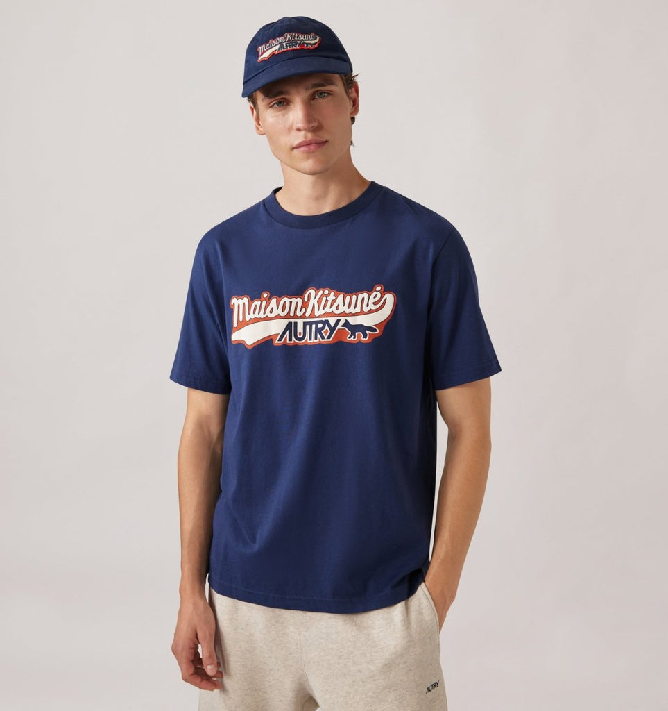 Autry x Kitsune T-Shirt / Blue - STER/EO MUCT-ShirtAutryM