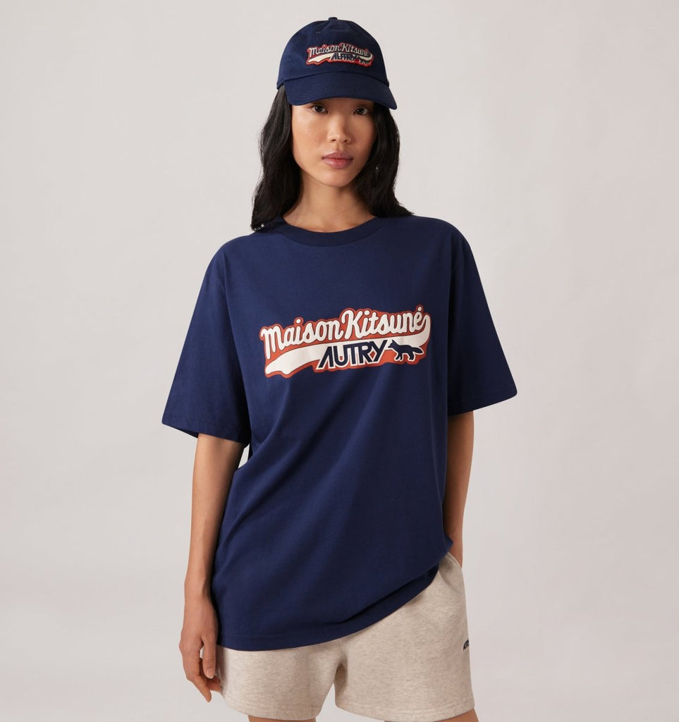 Autry x Kitsune T-Shirt / Blue - STER/EO MUCT-ShirtAutryM