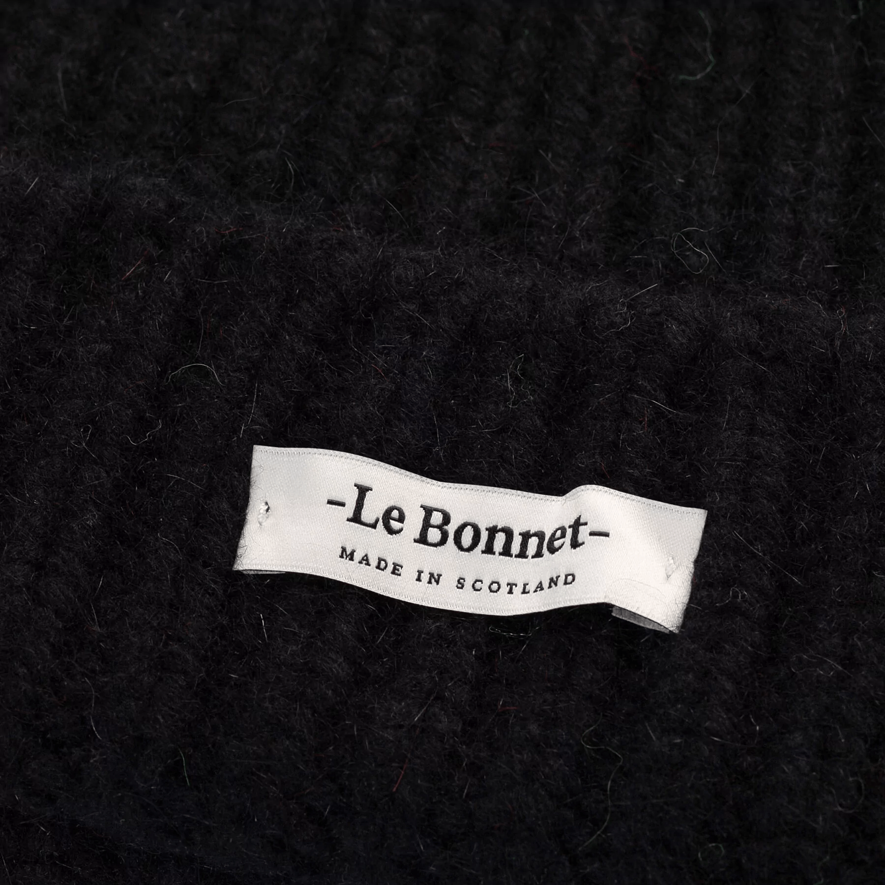 Beanie Logo / Onyx - STER/EO MUCBeaniesLe Bonnet