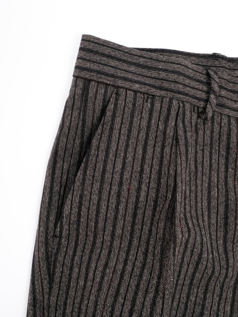Black Herringbone Stripe Pant / Black Herringbone Stripe - STER/EO MUCTrousersSalvatore Piccolo48Grey