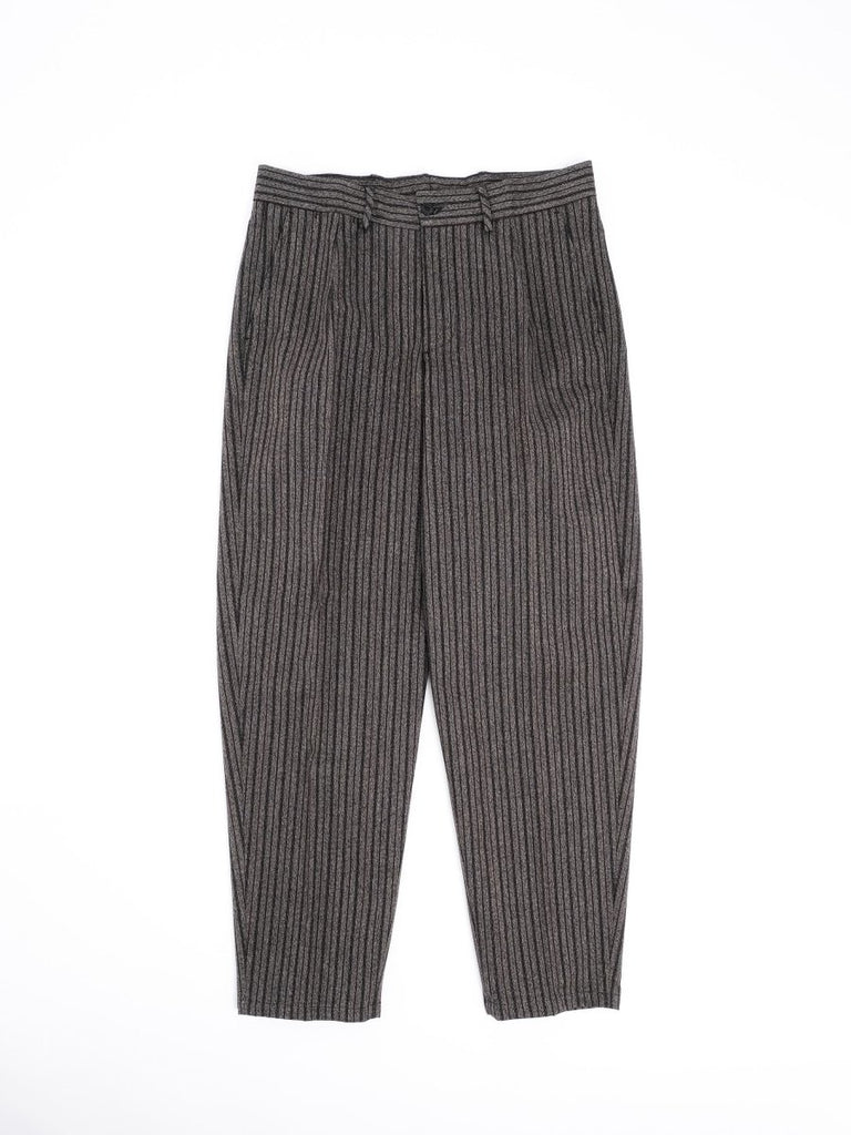 Black Herringbone Stripe Pant / Black Herringbone Stripe - STER/EO MUCTrousersSalvatore Piccolo48Grey
