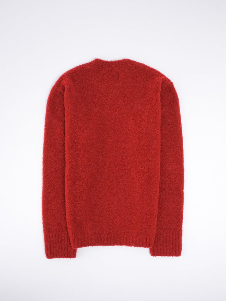 Bouclet Crew Neck / Rosso - STER/EO MUCCrewneckSeven Gauge3Red