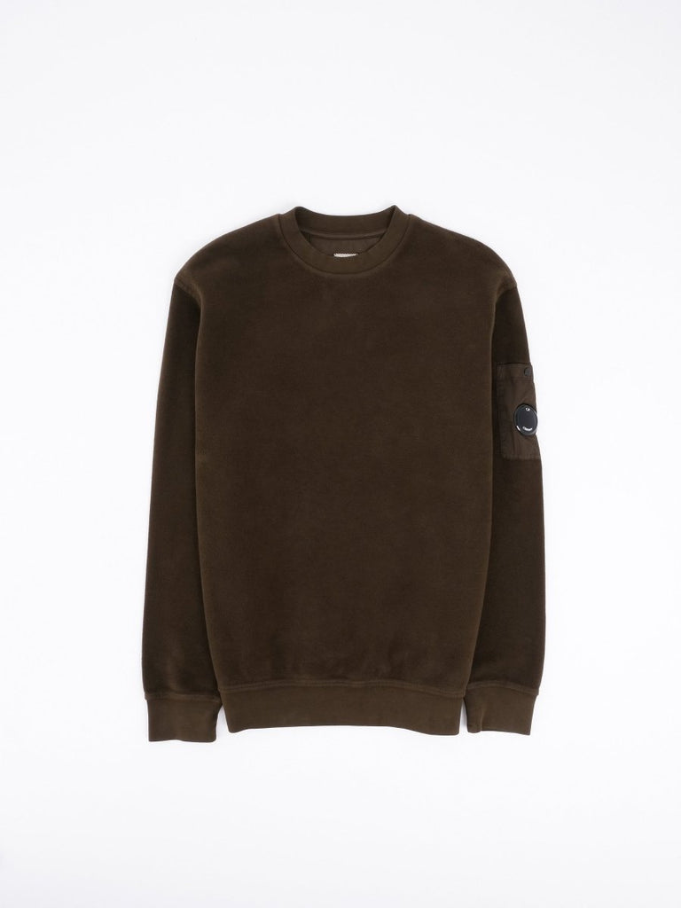 Brushed Emerized Diagonal Fleece Sweatshirt / Ivy Green - STER/EO MUCSweaterC.P. CompanyMGreen