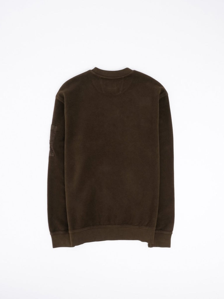 Brushed Emerized Diagonal Fleece Sweatshirt / Ivy Green - STER/EO MUCSweaterC.P. CompanyMGreen
