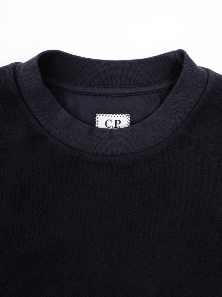 Brushed Emerized Diagonal Fleece Sweatshirt / Total Eclipse - STER/EO MUCSweaterC.P. CompanyMBlue