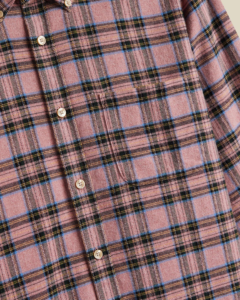 Cais Check Shirt / Rose Check - STER/EO MUCPatterned ShirtsPortuguese FlannelMRose