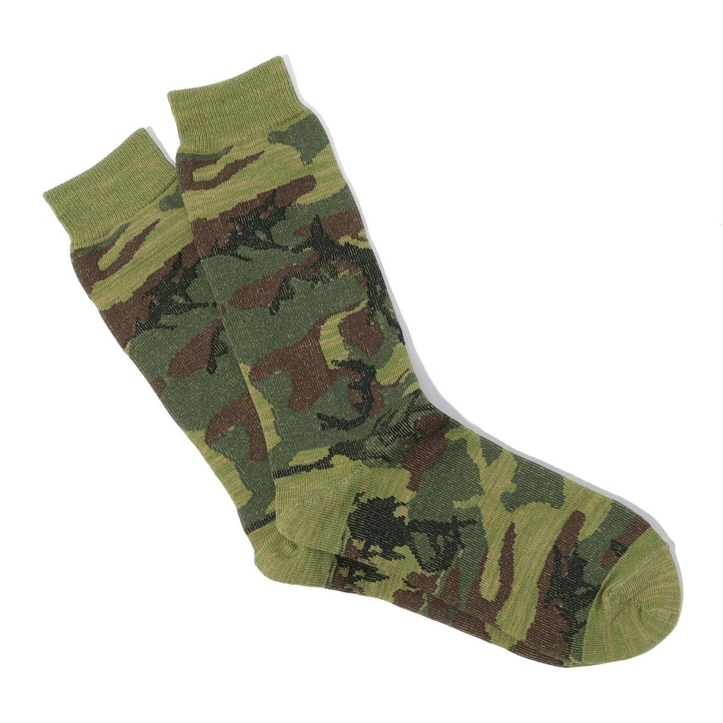 Camo Crew / Moss - STER/EO MUCSocksAnonymous IsmGreen