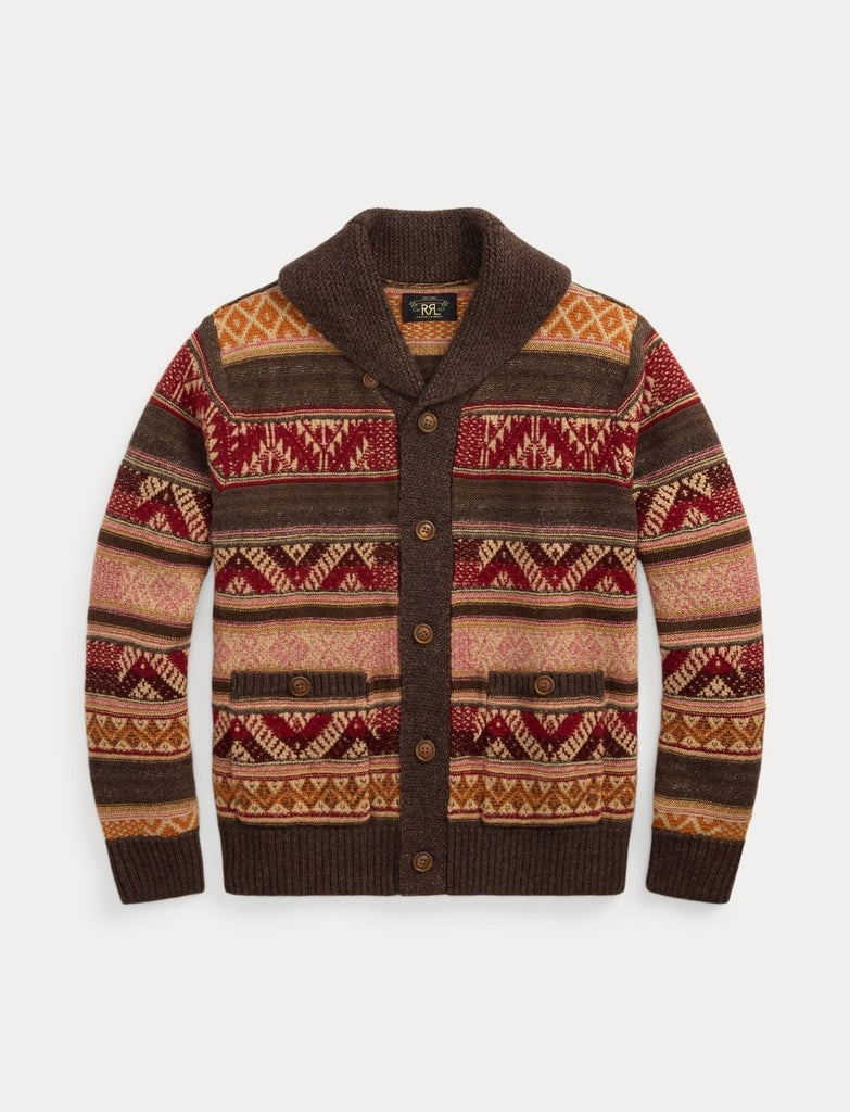 Camp Shawl Cardigan / Brown Multi - STER/EO MUCCardigansRRLMBrown