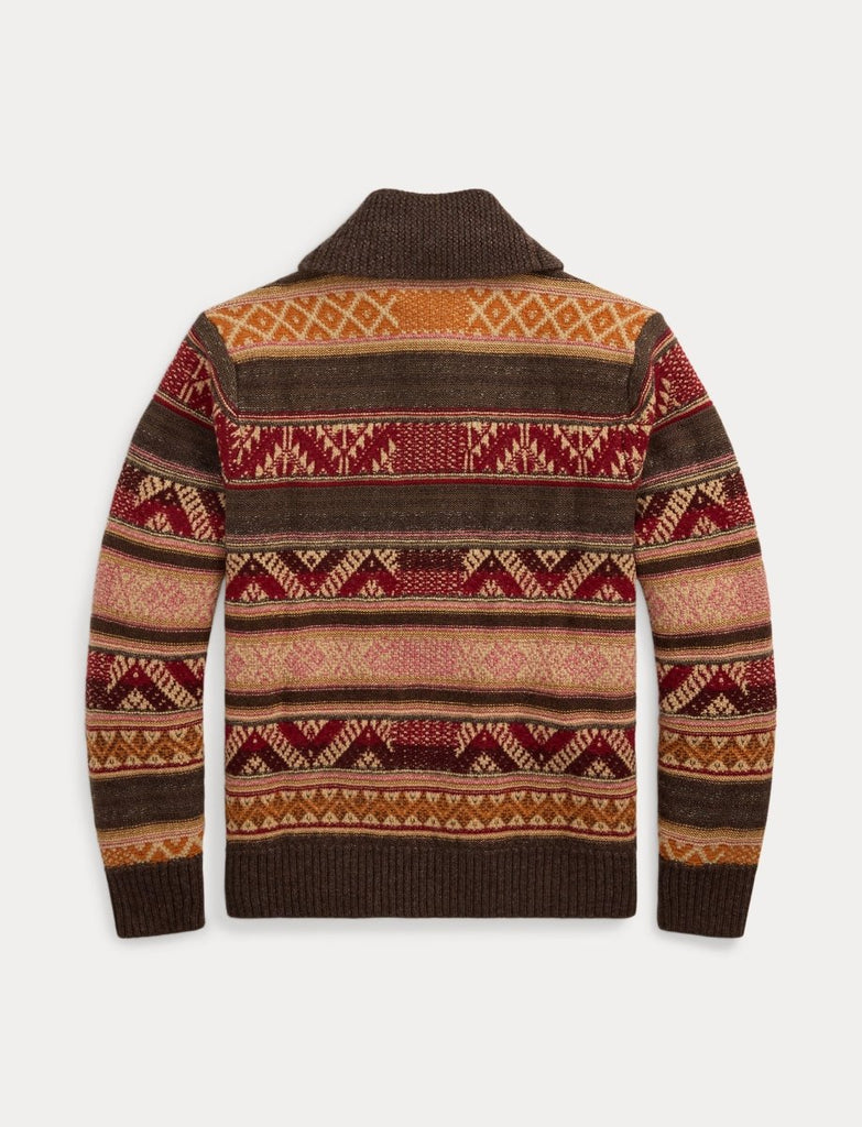 Camp Shawl Cardigan / Brown Multi - STER/EO MUCCardigansRRLMBrown