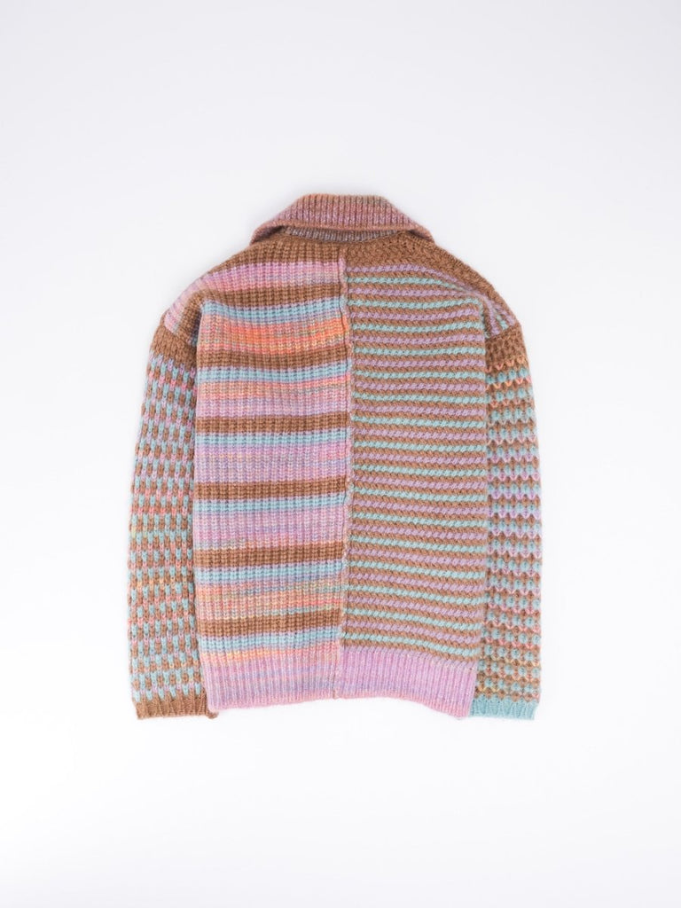 Cardigan Shirt Multicolor / Lilla/Multi - STER/EO MUCCardigansRoberto Collina48Multicolor