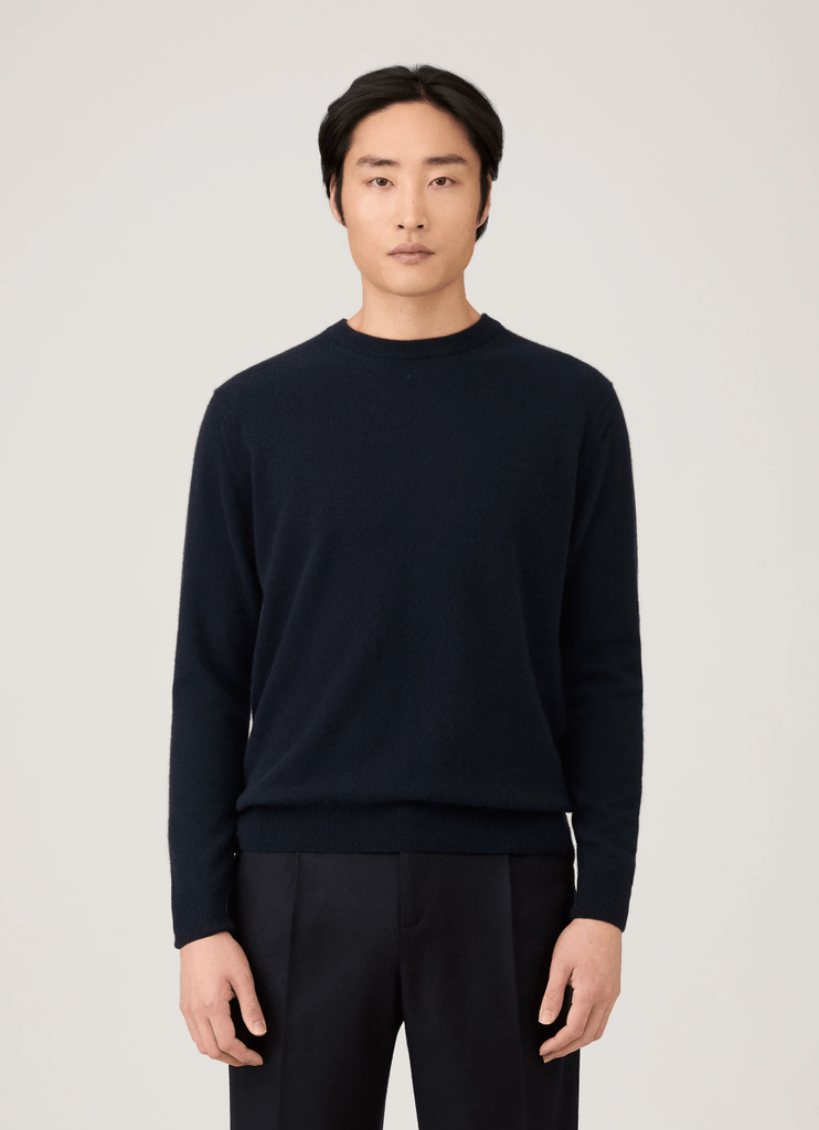Cashmere Crew / Navy - STER/EO MUCKnitwearSunspelMBlue
