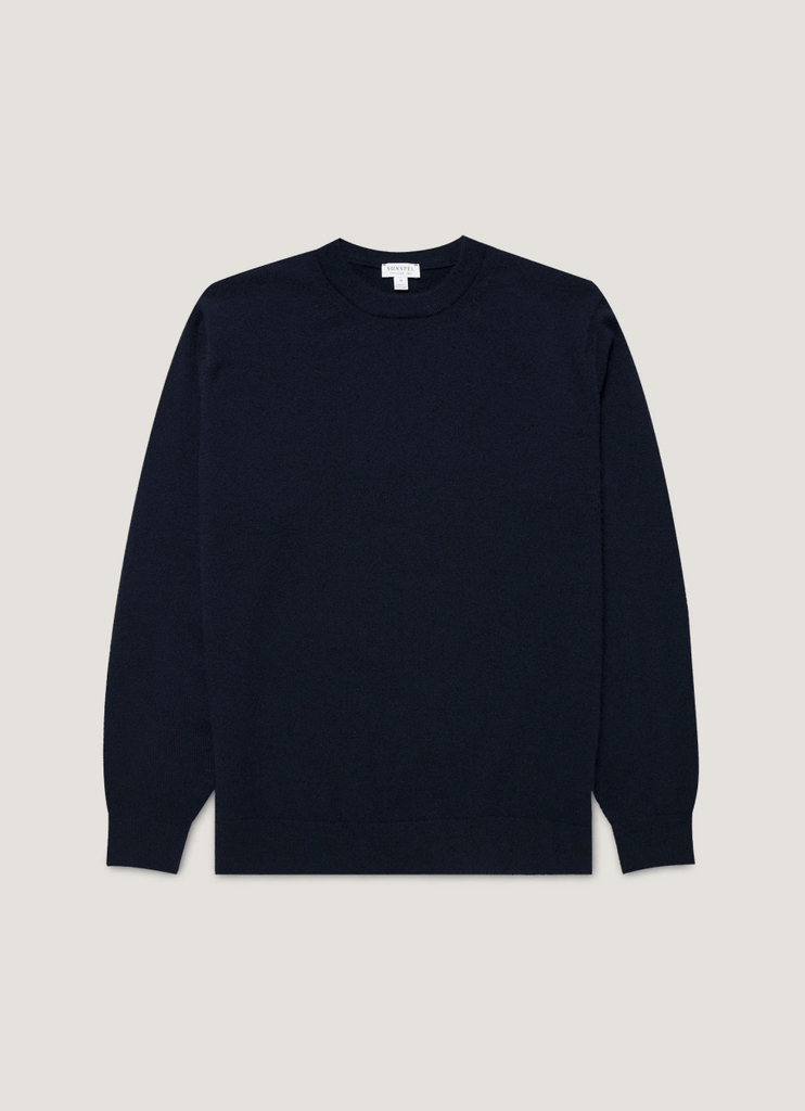 Cashmere Crew / Navy - STER/EO MUCKnitwearSunspelMBlue