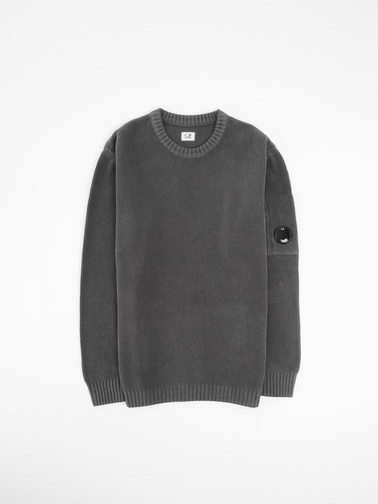 Chenille Cotton Crew Neck / Dark Shadow - STER/EO MUCKnitwearC.P. CompanyMGrey