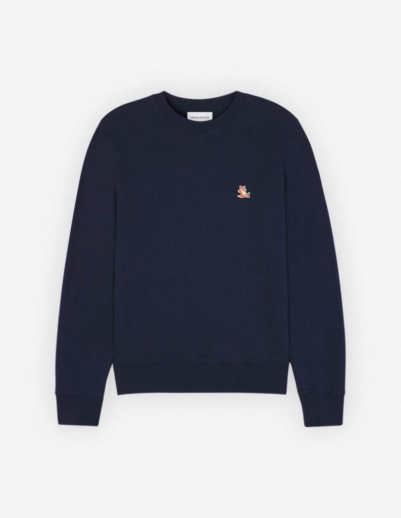 Chillax Patch Regular Sweatshirt / Ink Blue - STER/EO MUCSweaterMaison KitsunéMBlue