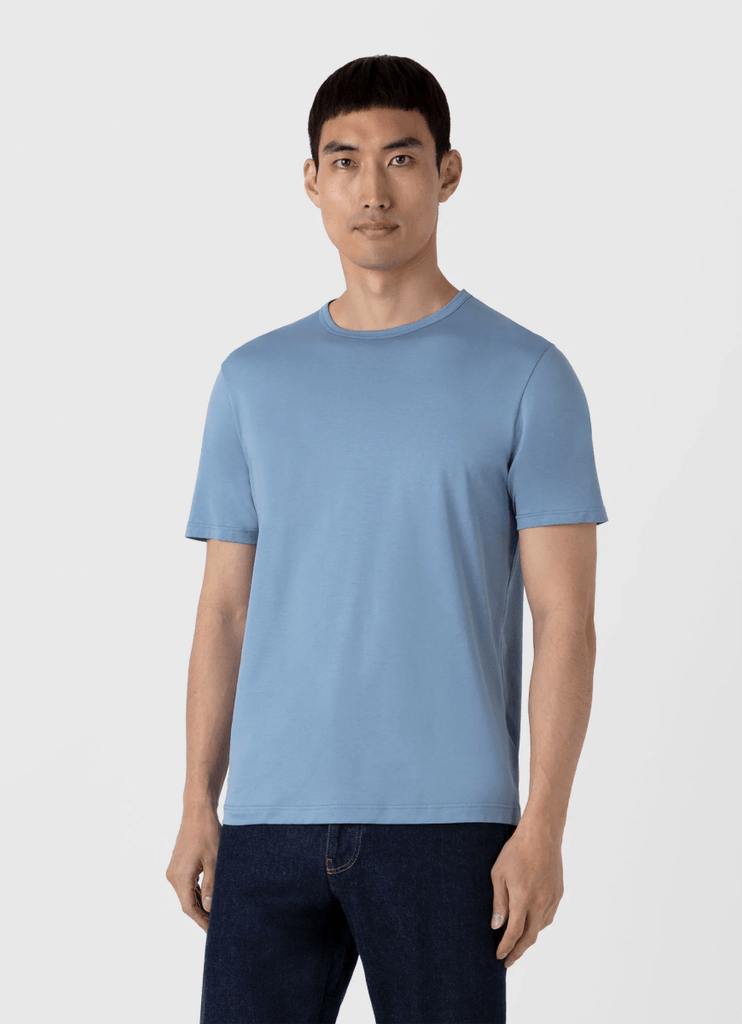 Classic T-Shirt / Como Blue - STER/EO MUCT-ShirtSunspelMBlue