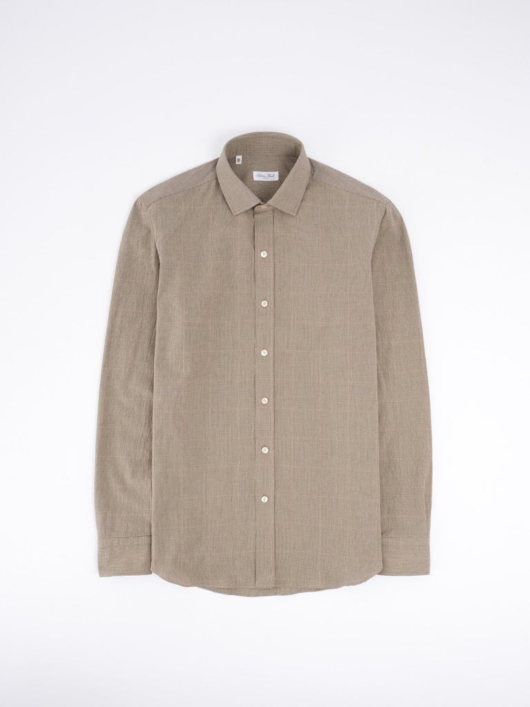 Classico Brit Pop Shirt / British Glencheck - STER/EO MUCPatterned ShirtsSalvatore Piccolo39Beige