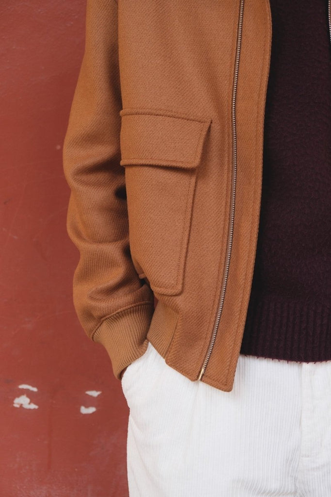 Corduroy Chino Loose Carrot Fit / Antique White - STER/EO MUCTrousersThe.Nim31White