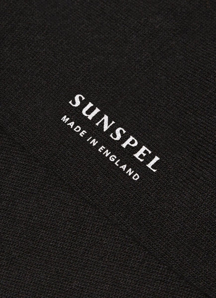 Cotton Socks / Black - STER/EO MUCSocksSunspelS/MBlack