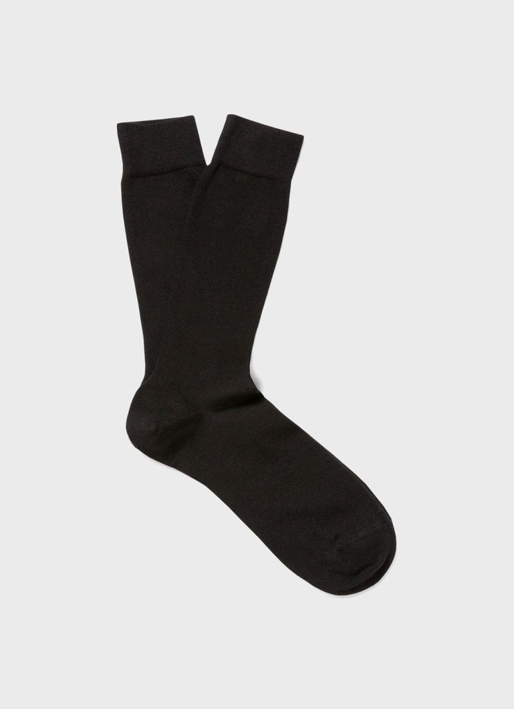 Cotton Socks / Black - STER/EO MUCSocksSunspelS/MBlack