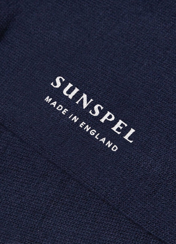 Cotton Socks / Navy - STER/EO MUCSocksSunspelS/MBlue