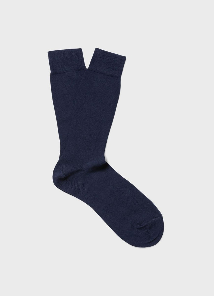 Cotton Socks / Navy - STER/EO MUCSocksSunspelS/MBlue