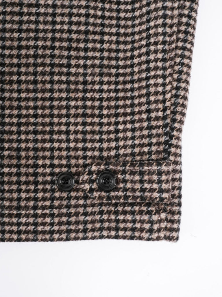 Dandy Short Cruiser Jacket / Brown Blue Houndstooth - STER/EO MUCJacketHartford48Brown