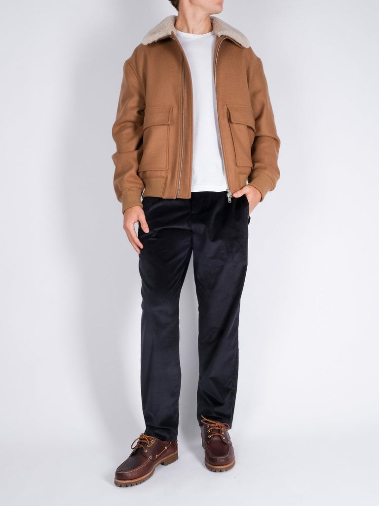 David Corduroy Pant / Navy - STER/EO MUCTrousersWhite Sand46Blue