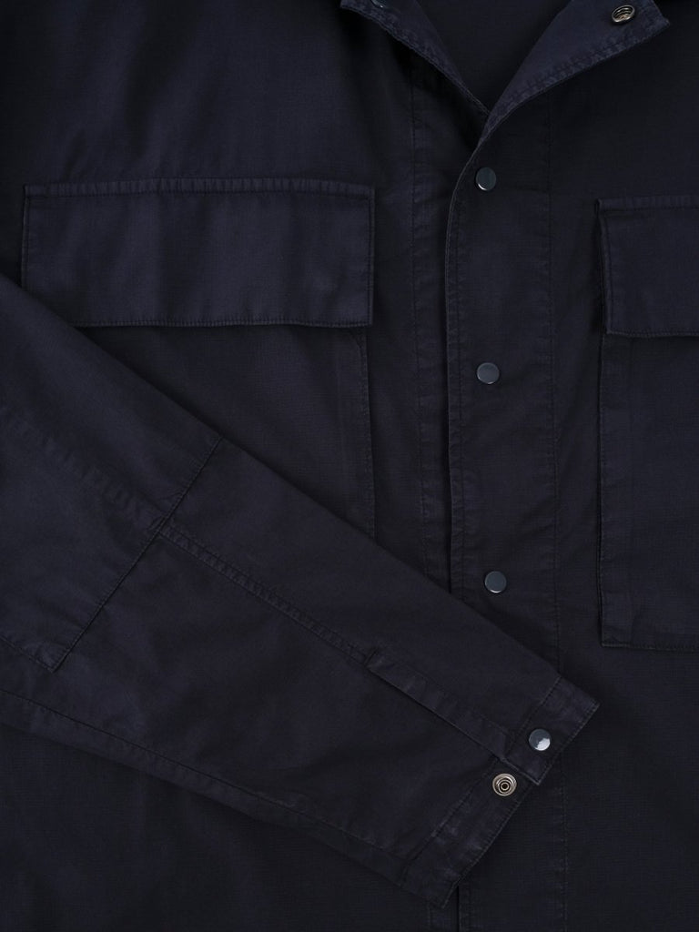 Drawstring Cotton Overshirt / Total Eclipse - STER/EO MUCOvershirtC.P. CompanyMBlue