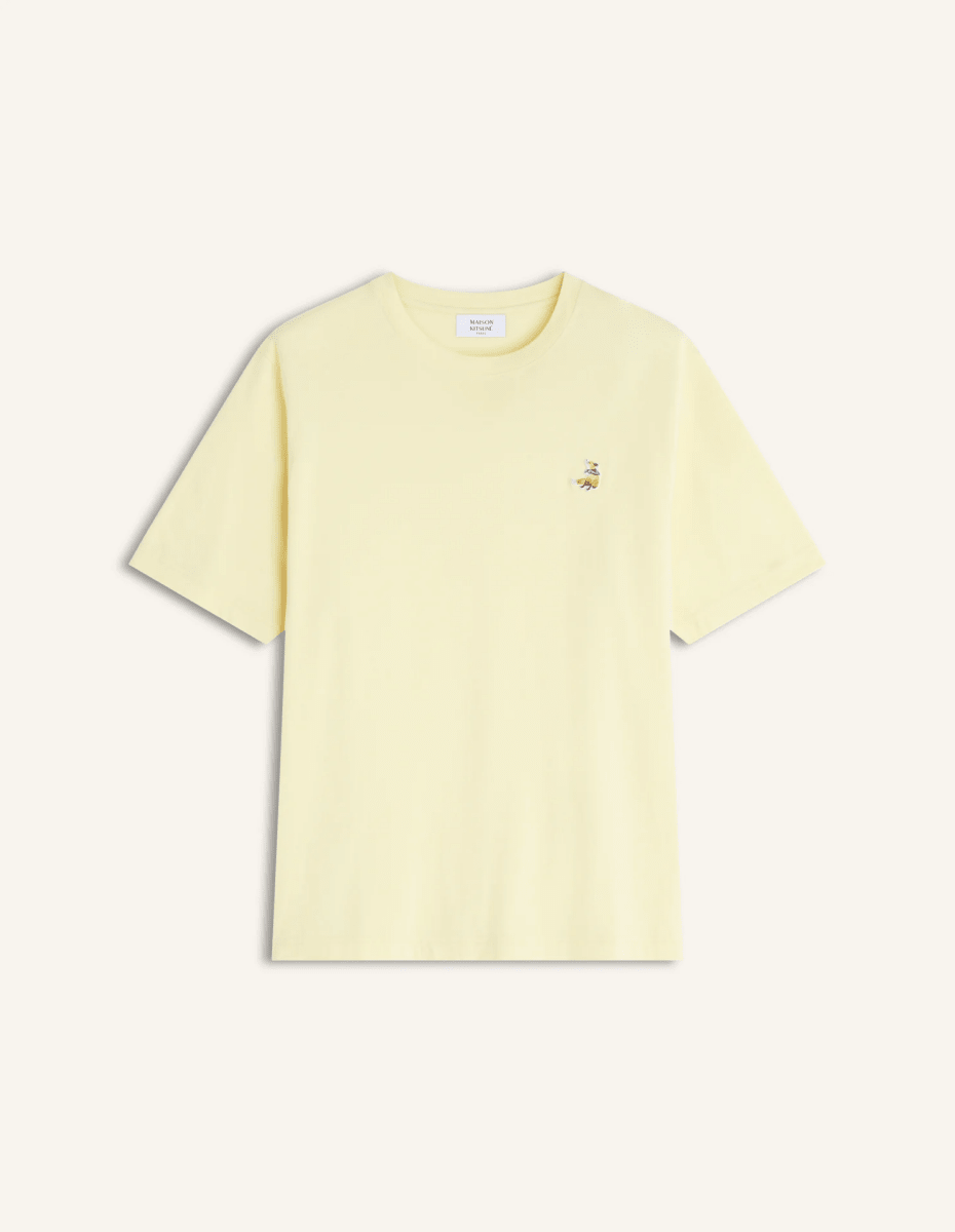 Dreaming Fox Comfort T-Shirt / Straw - STER/EO MUCT-ShirtMaison KitsunéMYellow